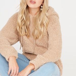 Soft Teddy Sherpa Hoodie